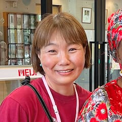 法人事務担当、森明子さんの写真